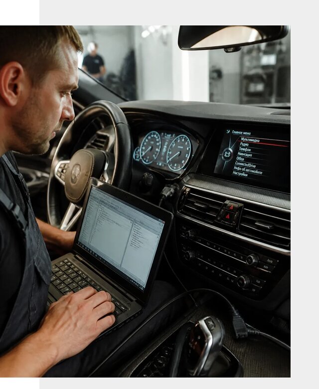 Русификация приборной панели BMW для авто в Азнакаеве от компании