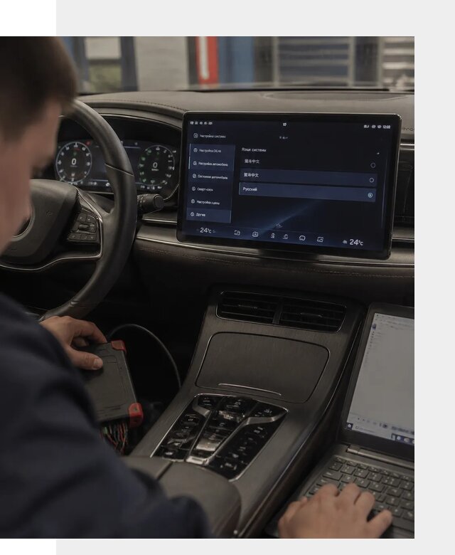 Русификация автомобиля BYD HAN для эксплуатации в Азнакаеве